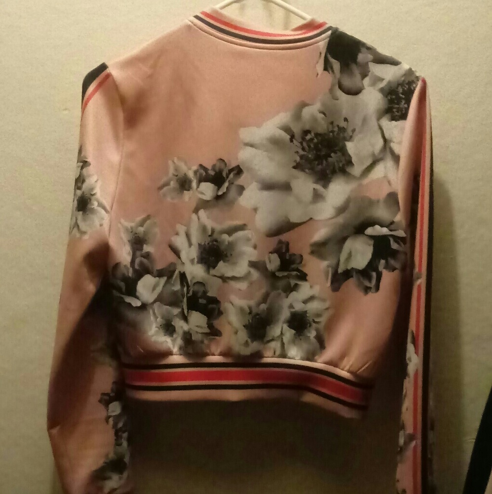 *TRADED* "Enough Sweat" Track Jacket 🌸 - Picture 2 of 2
